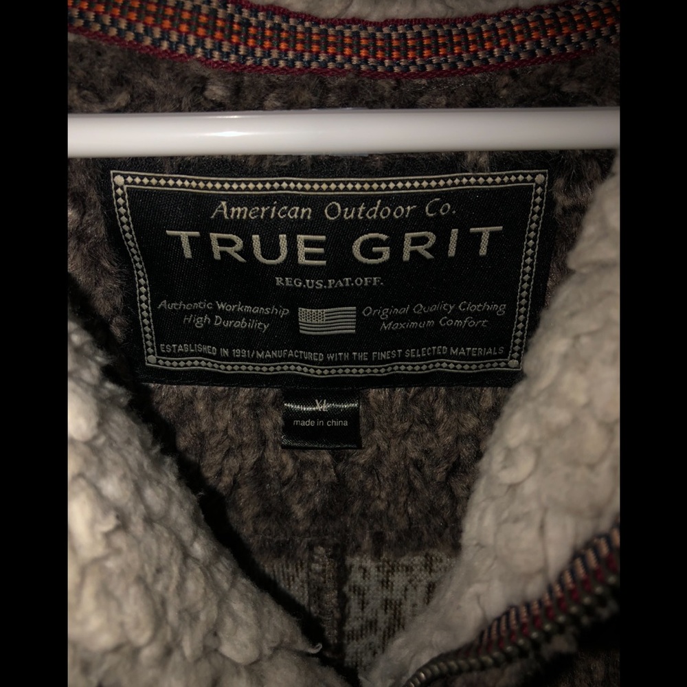 True Grit Pullover 1/4 zip - Picture 2 of 2